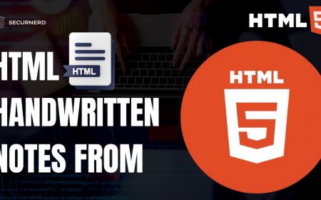 Complete HTML Handwritten Notes