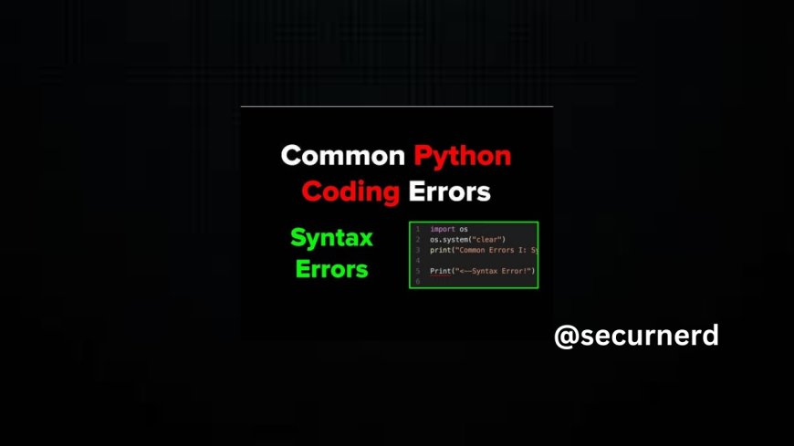 A summary of common basic Python errors and how to check them. The easy-to-understand explanation for beginners!