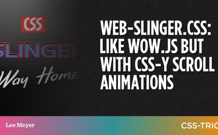 Web-Slinger.css: Like Wow.js But With CSS-y Scroll Animations