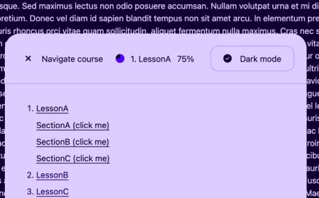 Case Study: Combining Cutting-Edge CSS Features Into a “Course Navigation” Component