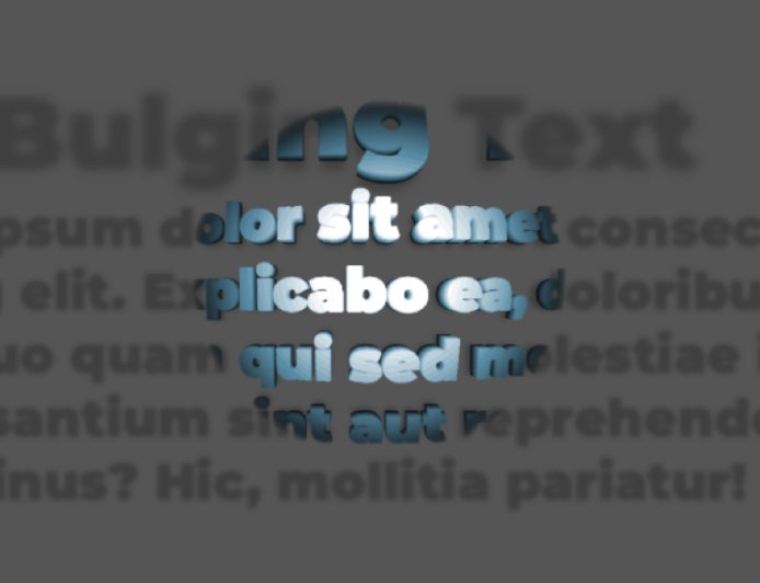 3D Layered Text: Motion and Variations